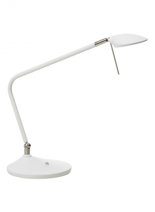 Lampe de bureau LED Dixon - Blanc mat 