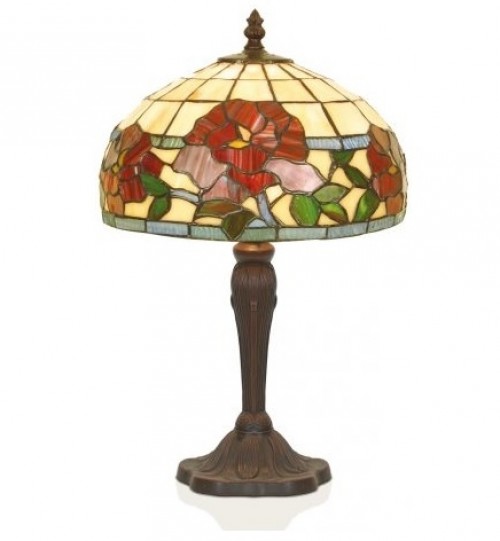 Lampe à poser Tiffany Flower - H:39cm