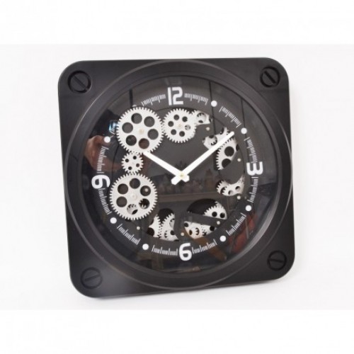 Horloge C.60 avec engrenage noire