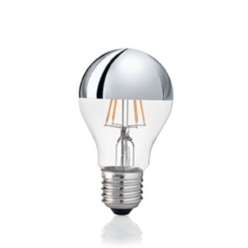 Ampoule LED 8W E27 Goccia - calotte chromée
