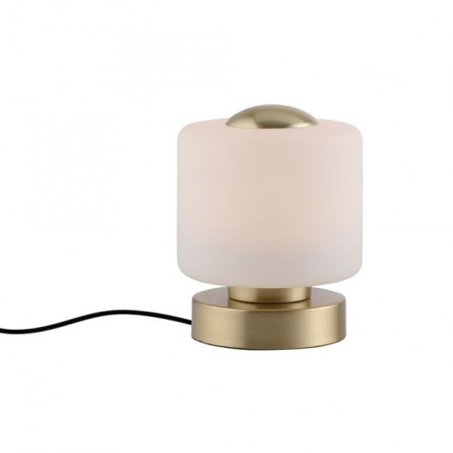 Lampe à poser à variateur tactile LED ronde laiton