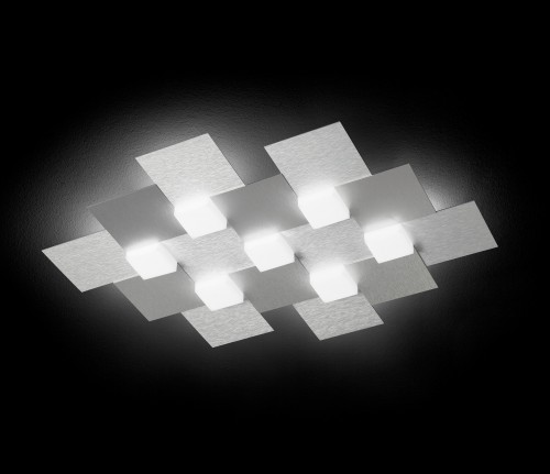 Plafonnier LED Creo 7x680 lm aluminium