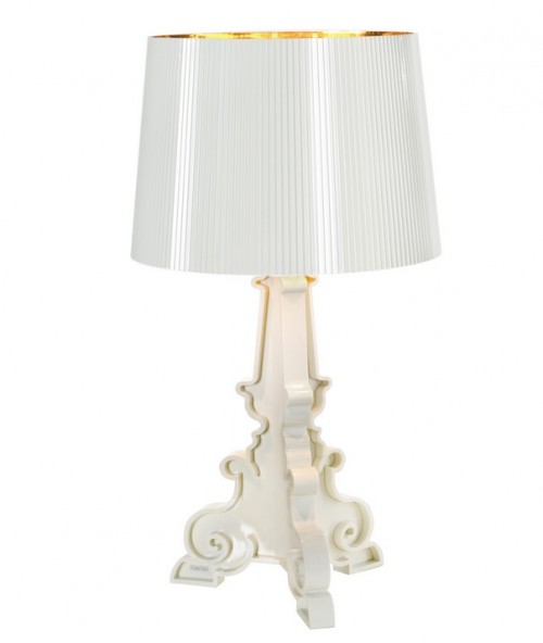 Bourgie lampe blanc or - Kartell