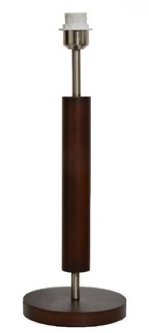 Pied de lampe Bois et Métal - H.54cm