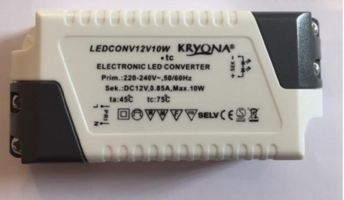 Transformateur LED 12V 10W 