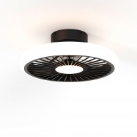 Jeancel - Ventilateur de plafond Turbo noir- Mantra