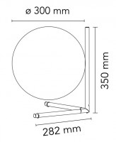 jeancel-flos-lampe-ic-t2-low-dimensions