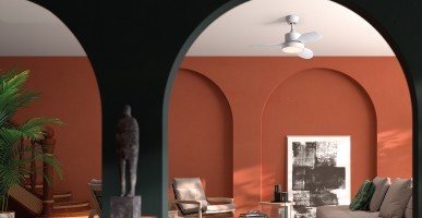 Jeancel Luminaire-MDC-Ventilateur de plafond Riga blanc XS 