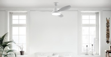 Jeancel Luminaire-MDC-Ventilateur de plafond Riga blanc