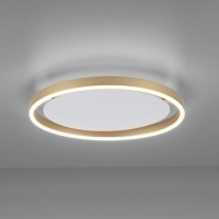 Plafonnier LED Cercle lumineux - laiton