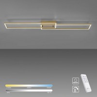 Plafonnier LED dimmable rectangle - laiton