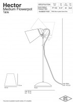 Lampe de table Hector Dome Petite