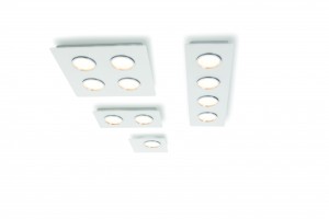 Applique/Plafonnier LED Brick Quadro 4 Lumen Center