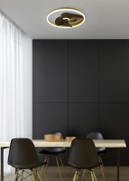 Ventilateur de plafond Borgholm -noir- Trio