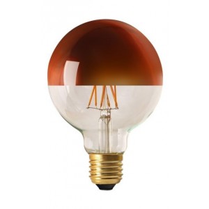 Ampoule LED filament 8W E27 (=69W) calotte bronze
