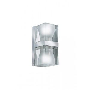 Cubetto applique transparente 2 x 50W - Fabbian