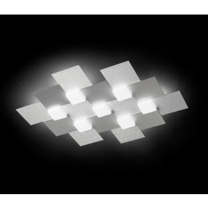 Plafonnier LED Creo 7x680 lm aluminium