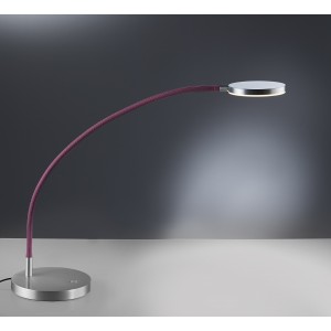 Lampe à poser LED Flex 17.6W Alu / Rouge