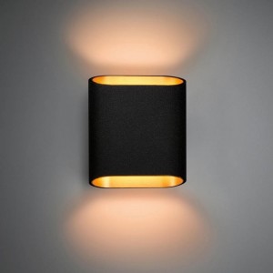 Applique LED Trapz  noir / or - Modular