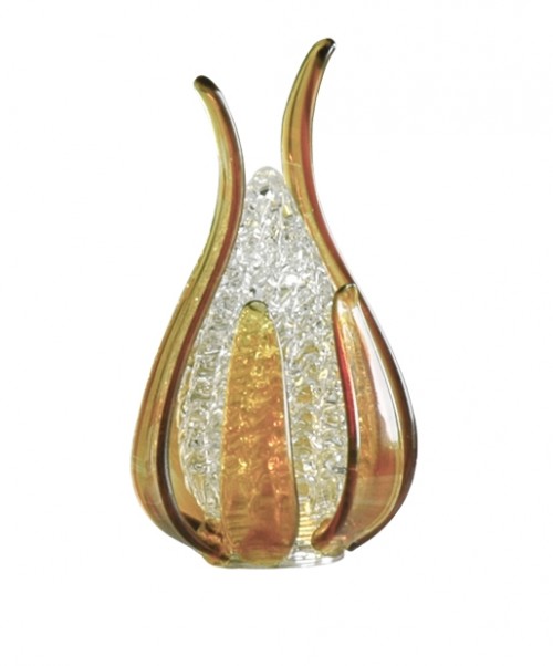 Verrerie Tulipe cristal ambre CVL L600