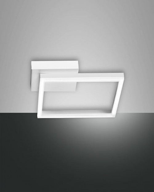 Plafonnier LED décentré Bard blanc 22W