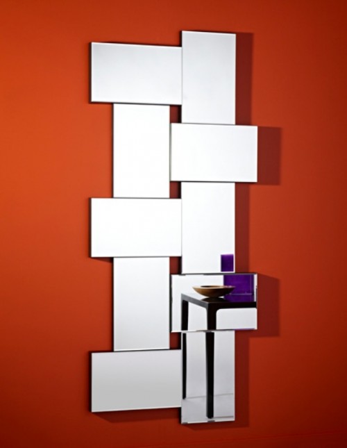 Miroir moderne Criss Cross