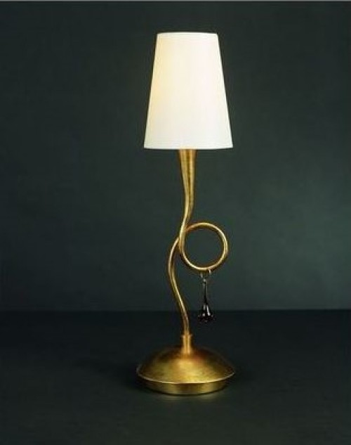 Lampe à poser Paola bronze 2x40W