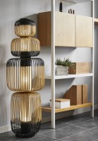 Lampadaire Totem Bamboo 4L - Forestier 