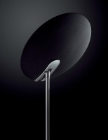 Lampadaire LED Sione 3000 lm chrome et noir