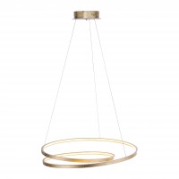 Suspension LED Roma 40W feuille d'or