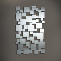 Miroir moderne Pixels 141x85