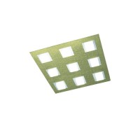 Plafonnier Led Basic 9x515lm Laiton mat