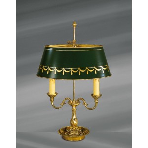 Lampe Bouillotte Louis XVI ABJ vert