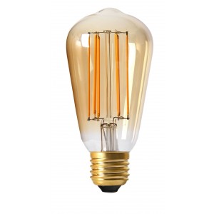 Ampoule LED Edisson filaments 4W ambrée