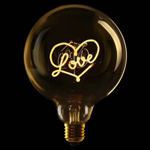 Ampoule Love + Coeur E27 2W