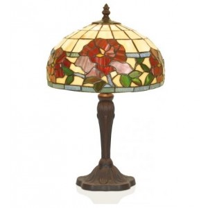 Lampe à poser Tiffany Flower - H:39cm